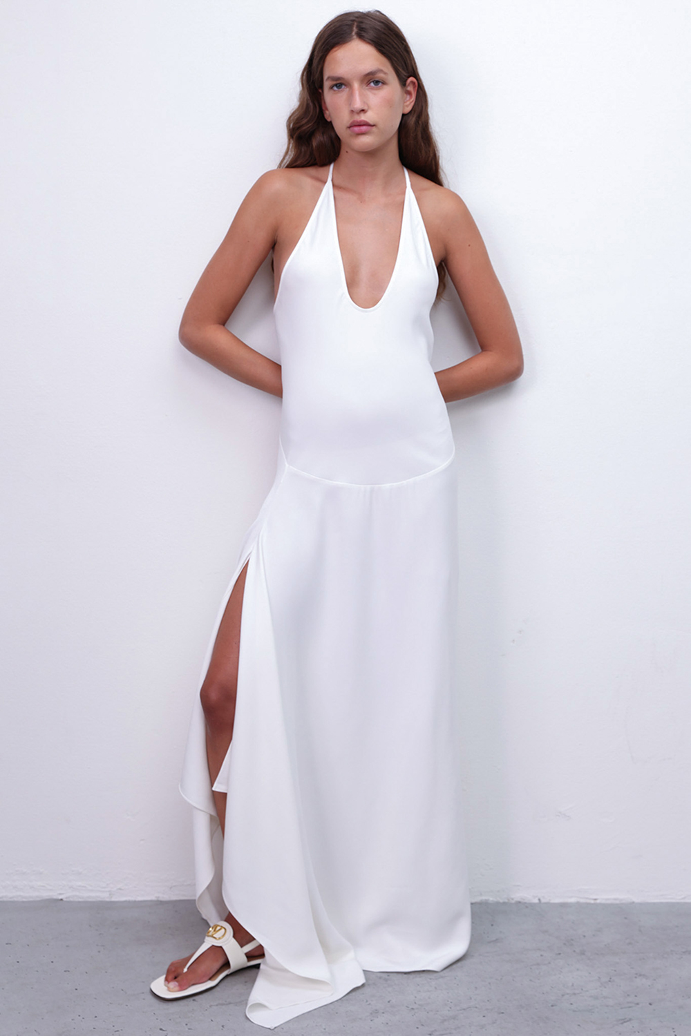 שמלת מקסי ישרה